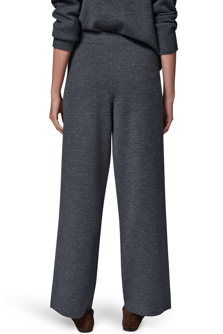 Pull On Merino Wool Blend Full Leg Pants, Alternate, color, CHARCOAL H
