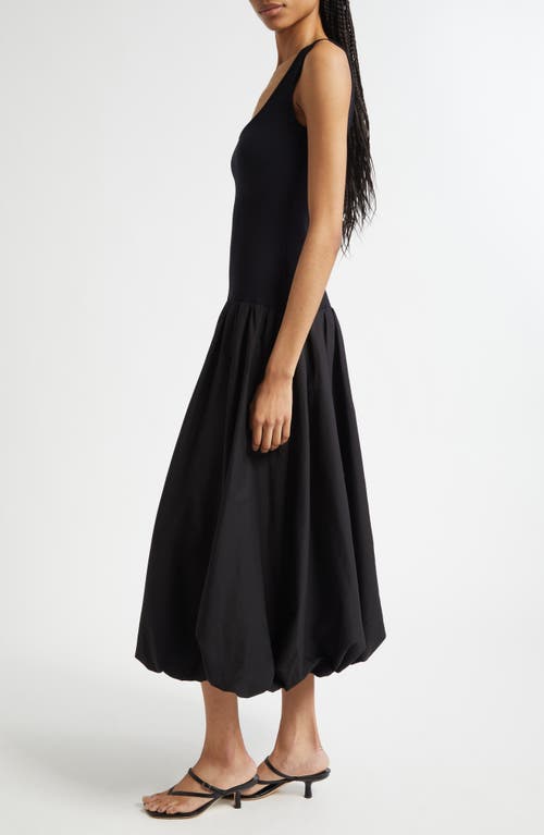 Cinq À Sept Nera Bubble Hem A-line Dress In Black