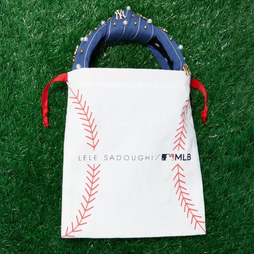 Lele Sadoughi Mlb La Dodgers Embellished Headband In Blue