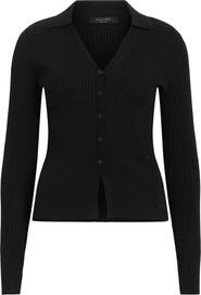 AllSaints Cruz Ribbed Cardigan