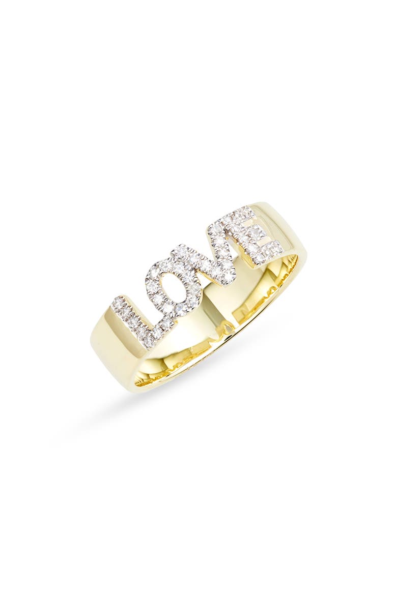Love Band Ring, Main, color, YELLOW GOLD