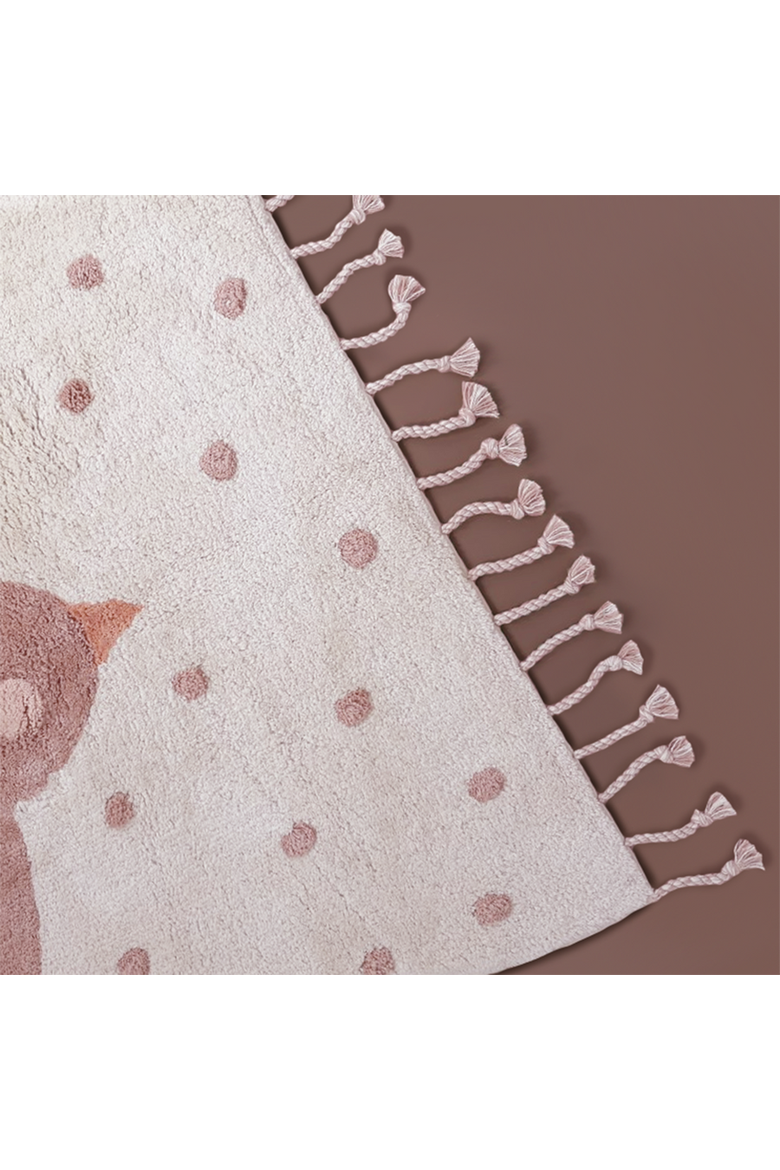 Rug Birdy, Alternate, color, OFF WHITE / PINK NUDE