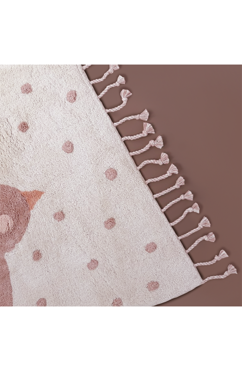 Nattiot Rug Birdy, Alternate, color, Off White / Pink Nude