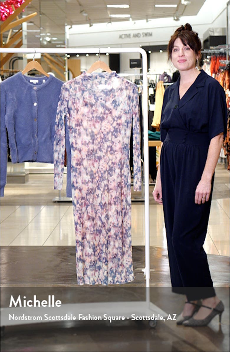 Maya Rib Long Sleeve Midi Dress, sales video thumbnail