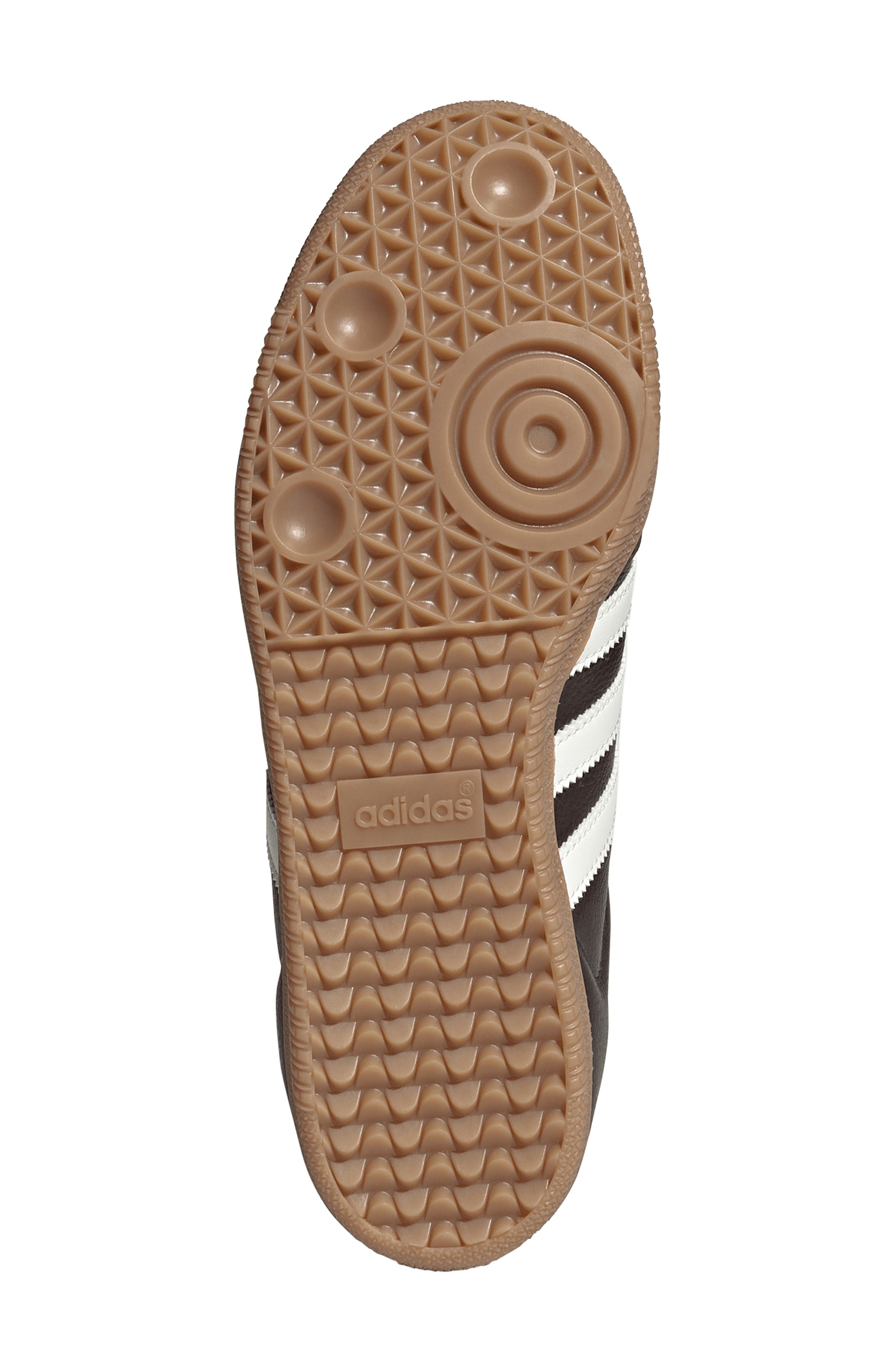 adidas Samba OG Sneaker, Alternate, color, Dark Brown/ Off White/ Gum