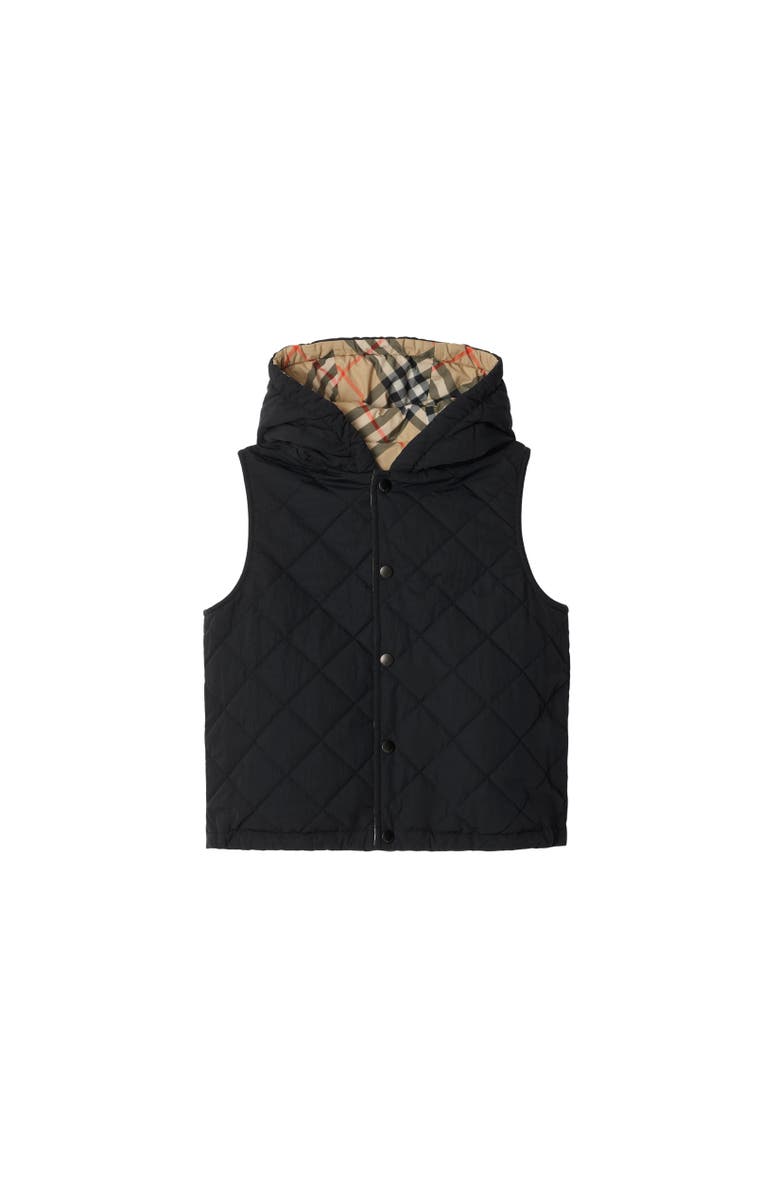 Burberry Reversible Check Gilet, Alternate, color, 