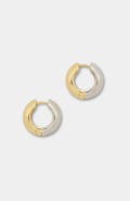 Stella & Dot Reversible Hinged Huggie Earrings