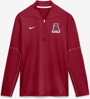 Nike Men's Nike Crimson Alabama Crimson Tide 2026 Sideline Midweight Half-Zip Dri-FIT Pullover