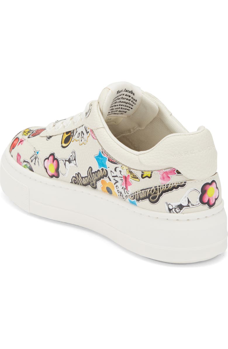Marc Jacobs Bold Logo Platform Sneaker, Alternate, color, White Multi