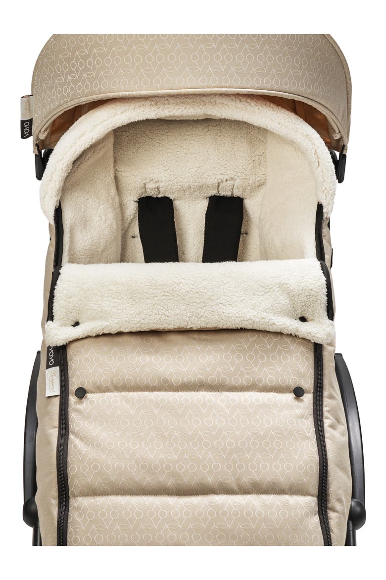 x Bonpoint YOYO Water Repellent Footmuff, Alternate, color, BEIGE