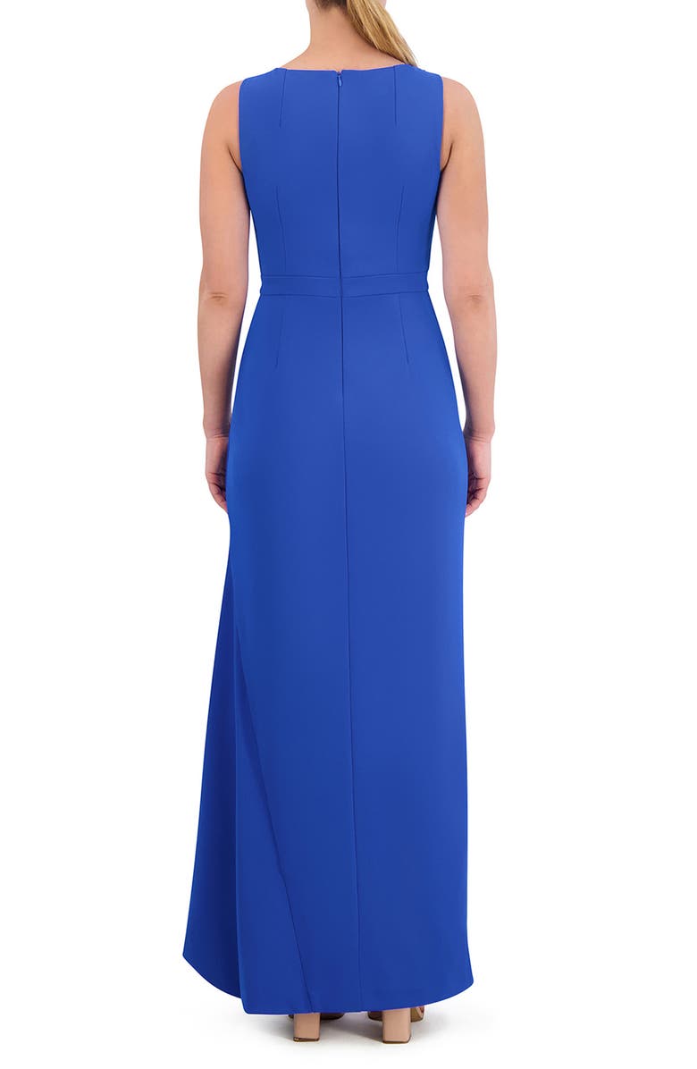 Vince Camuto Ruffle Slit Scuba Crepe Dress, Alternate, color,