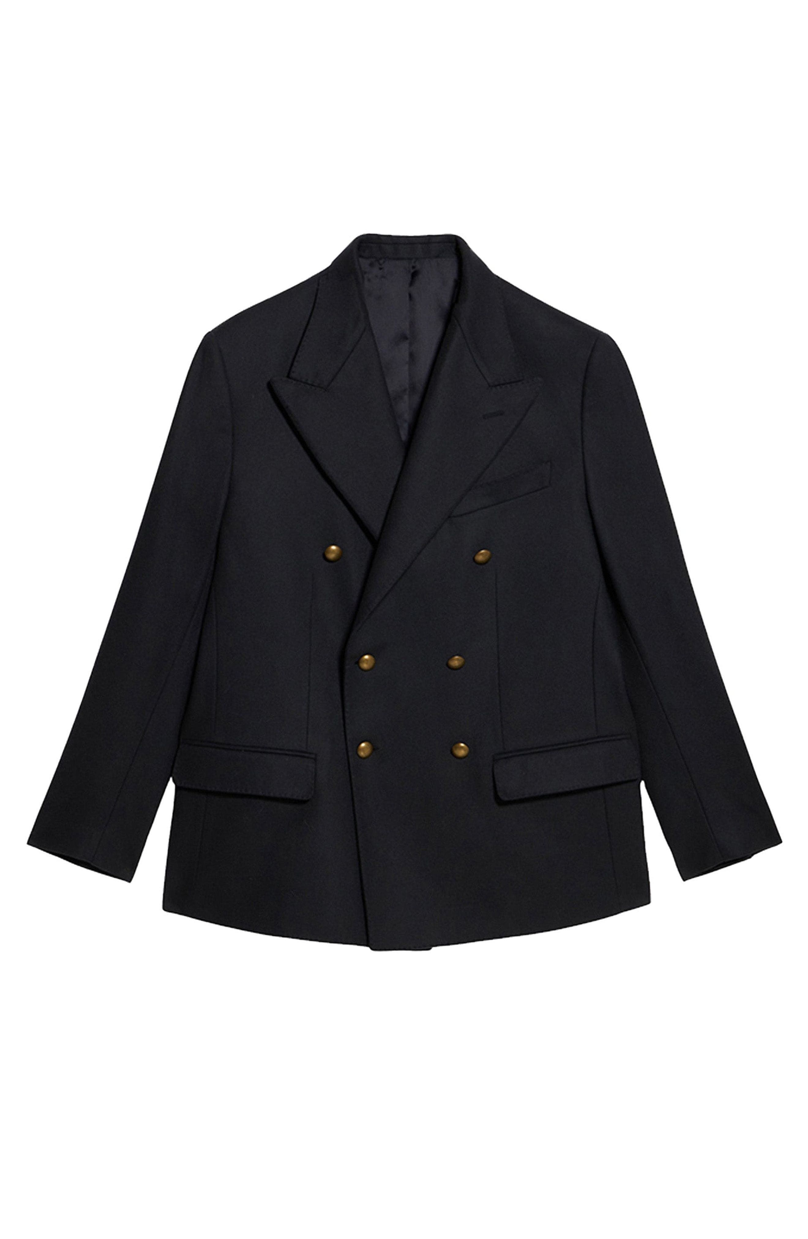 Double-Breasted Concord Wool Jacket