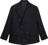 Fortela Double-Breasted Concord Wool Jacket