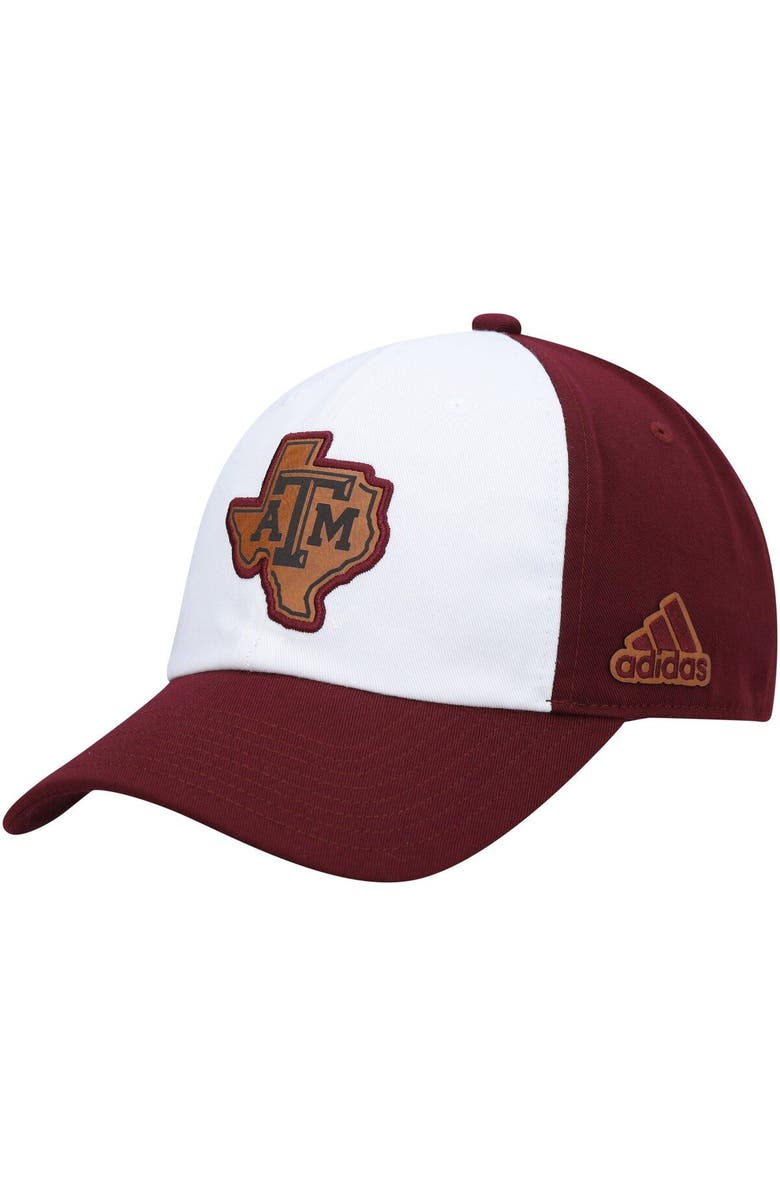 adidas Men's adidas Maroon Texas A&M Aggies 12th Man Slouch Adjustable Hat, Main, color,