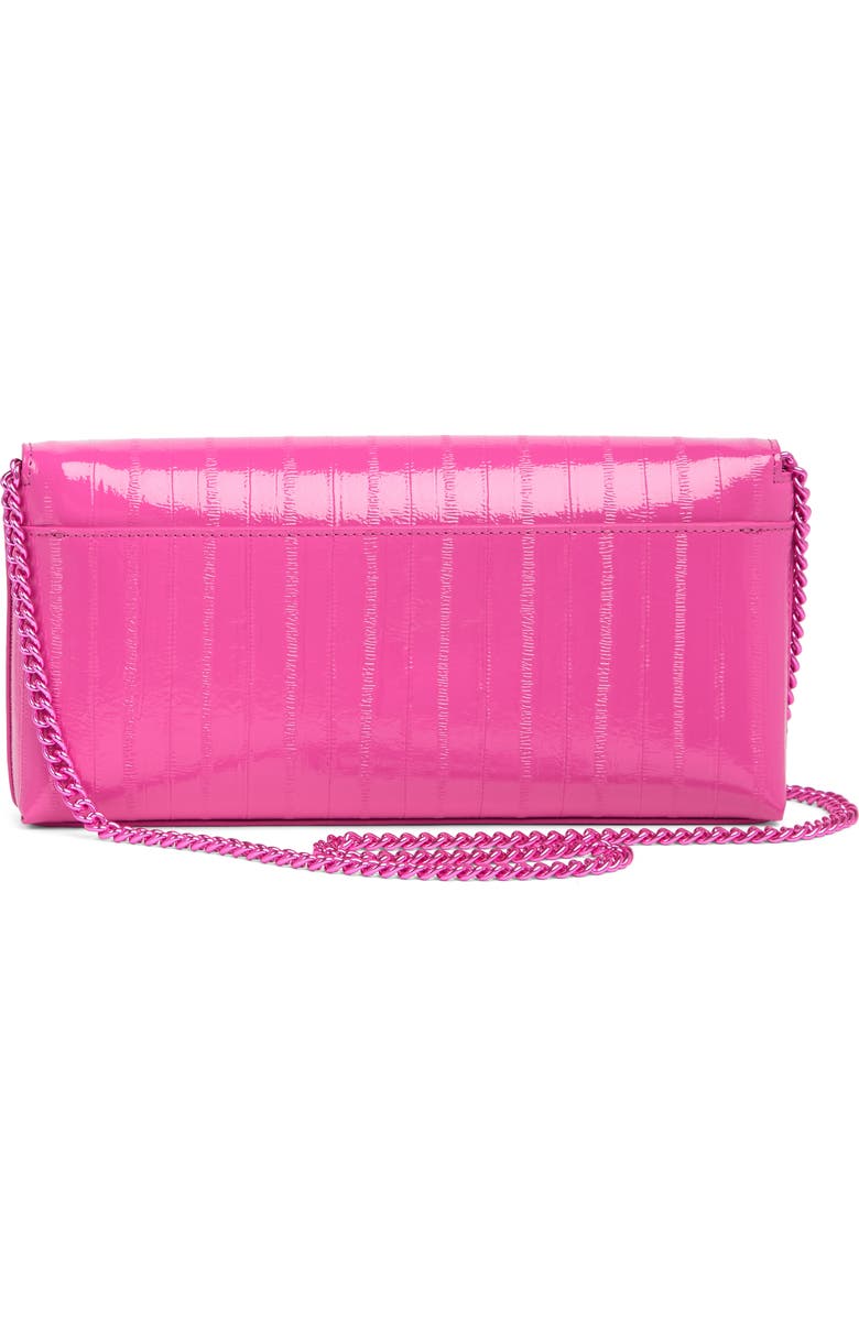 Kurt Geiger London Shoreditch Leather Envelope Clutch, Alternate, color,