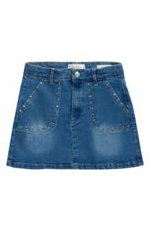 Jessica Simpson Kids' Rhinestone Denim Skirt