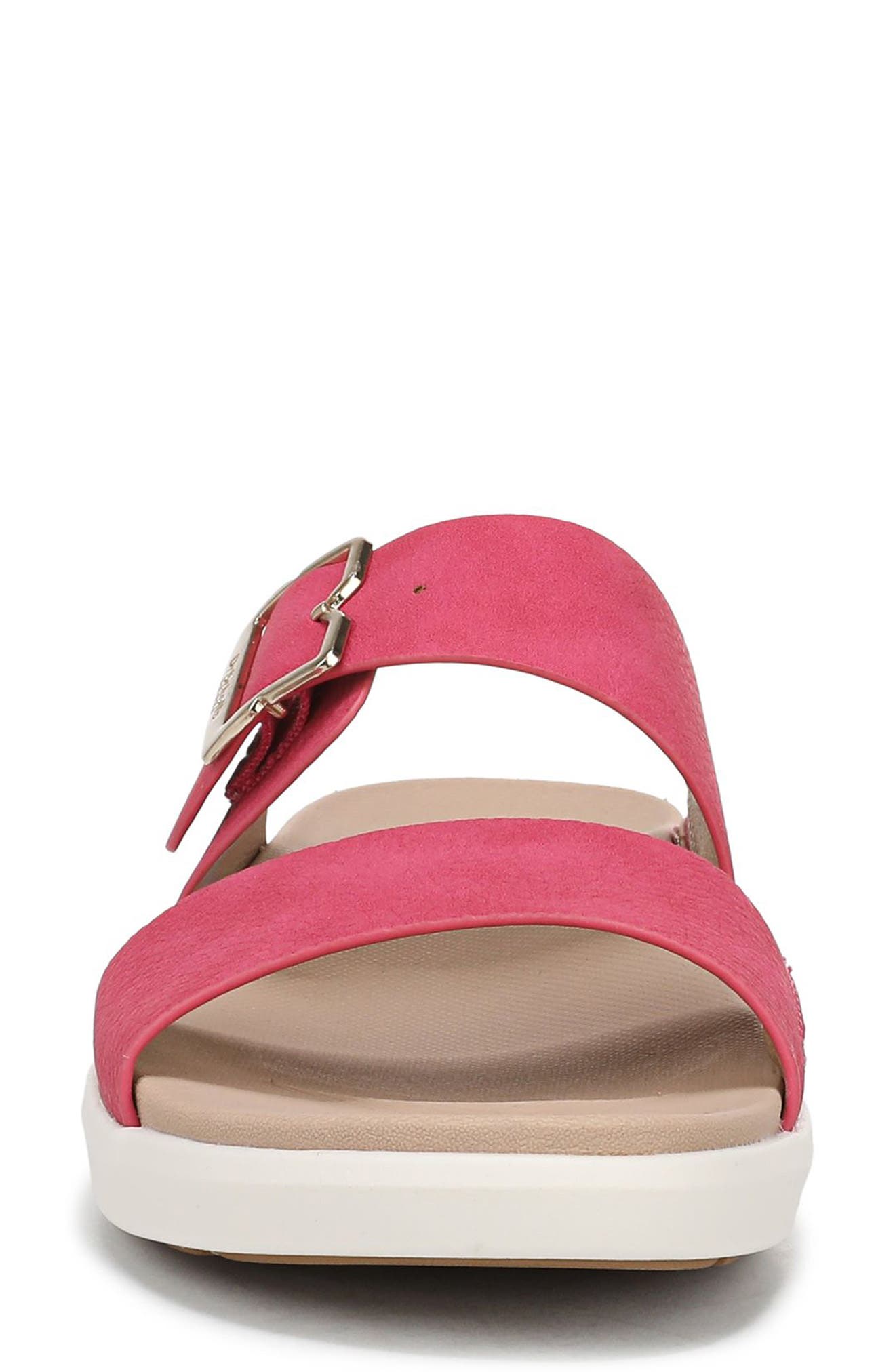 Dr. Scholl's All Time Double Strap Slide Sandal, Alternate, color, Pink Daquiri