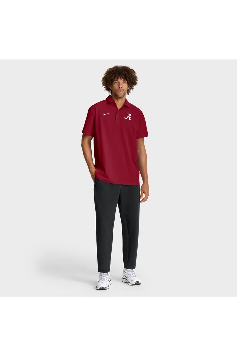 Men's Nike Crimson Alabama Crimson Tide 2025 Coaches Sideline Polo, Alternate, color, Crimson