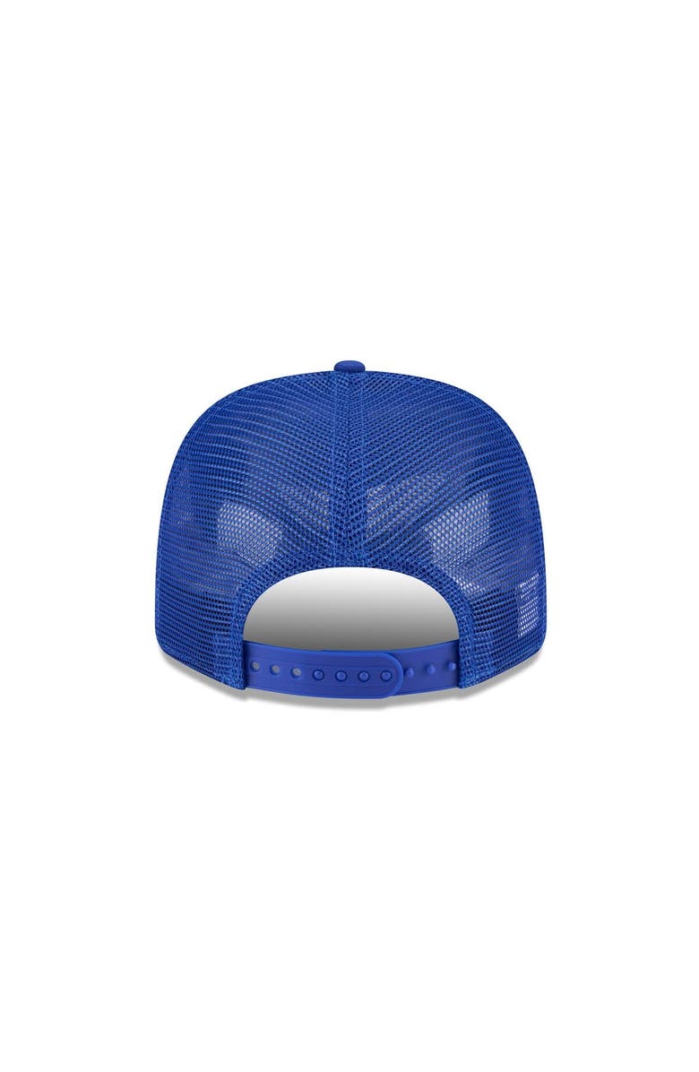 New Era Men's New Era Blue Philadelphia 76ers Victory Grove Circle Patch 9SEVENTY Adjustable Hat, Alternate, color, Blue