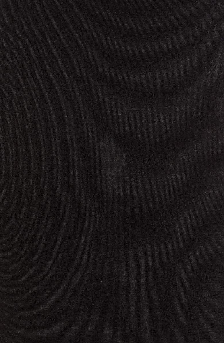 Leith High Slit Marled Midi Skirt, Alternate, color, 