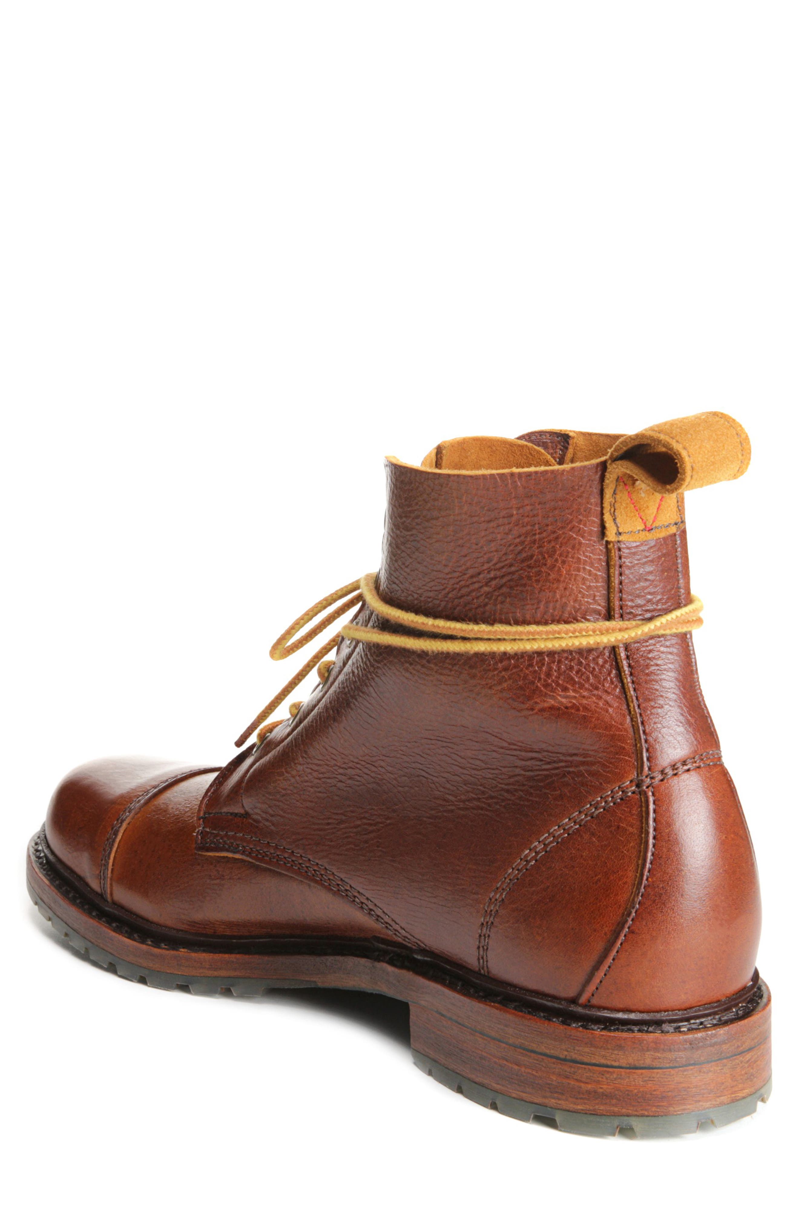 Normandy Cap Toe Boot, Alternate, color, TAN KUDU