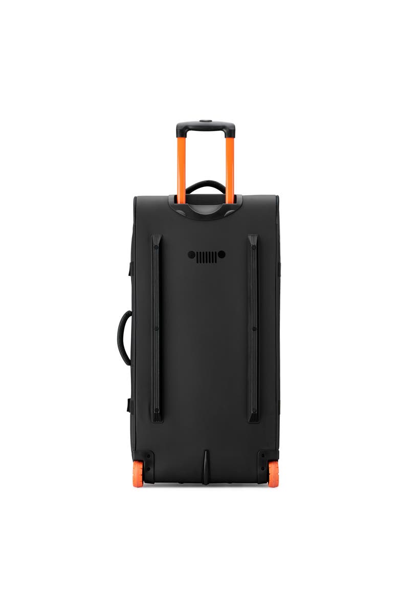 JS005A 31 Inch Two Wheel Rolling Travel Duffle Bag, Alternate, color, Black