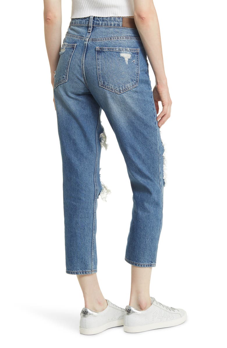 HIDDEN JEANS Destructed Boyfriend Jeans, Alternate, color, 