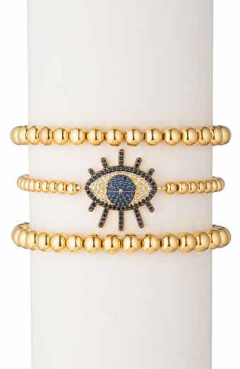 Eye Candy Los Angeles Sunset Eye Stretch Beaded Bracelet Set