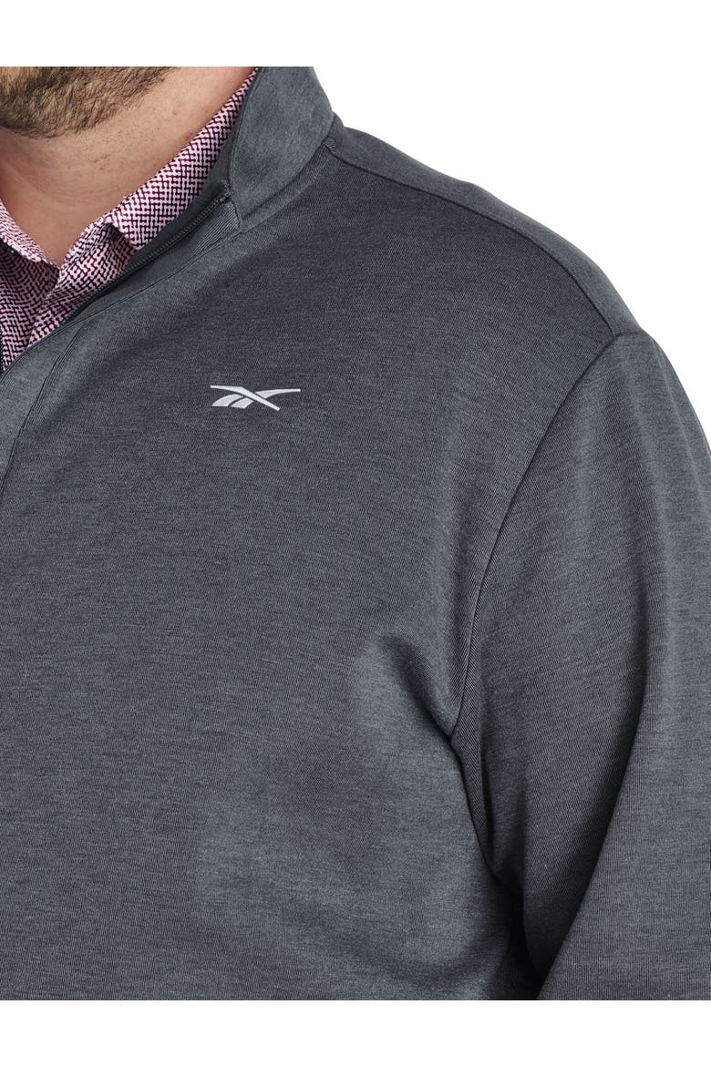 Big & Tall 1/4-Zip Performance Pullover, Alternate, color, BLACK