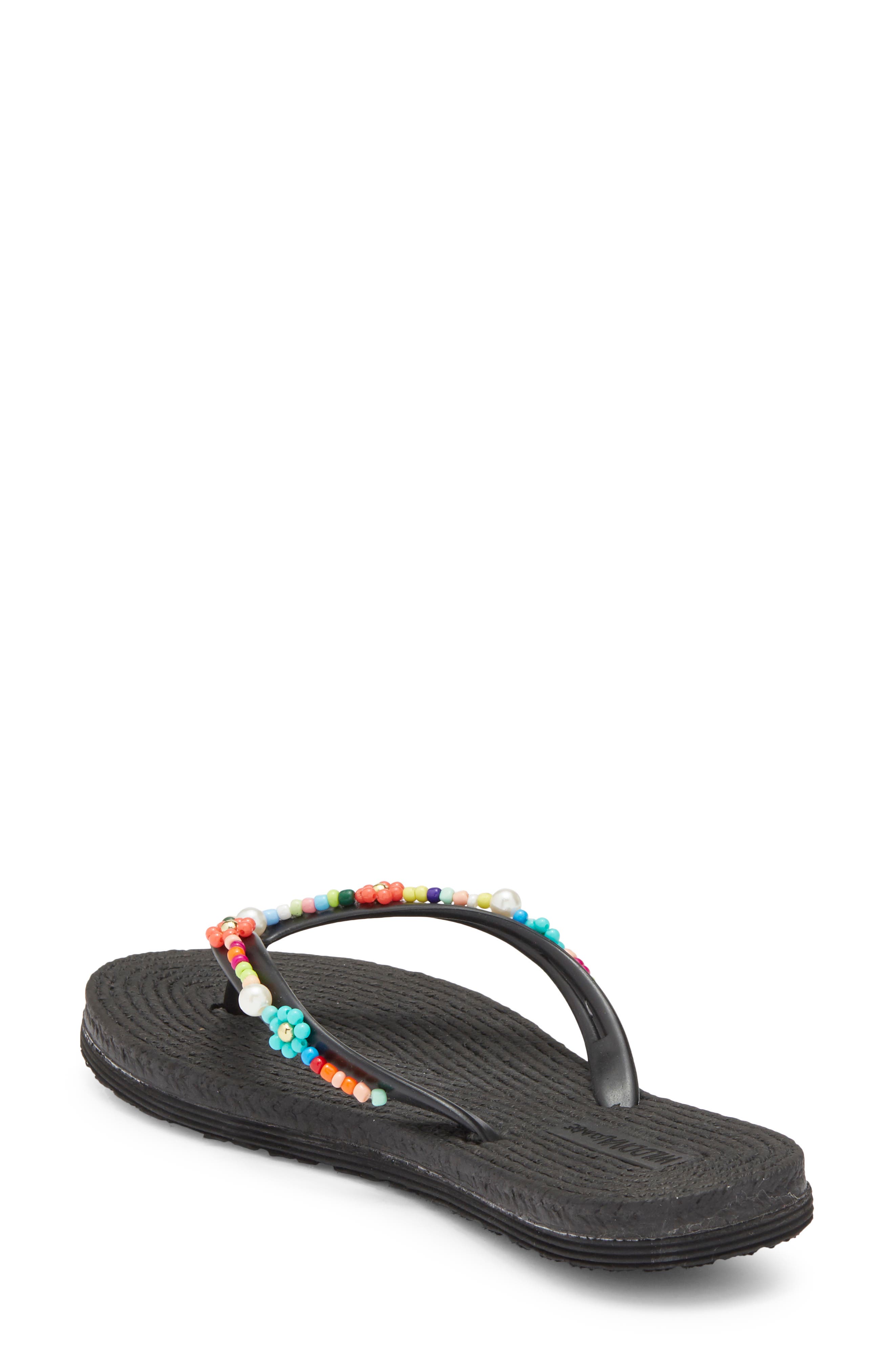 July Flip Flop, Alternate, color, BLACK