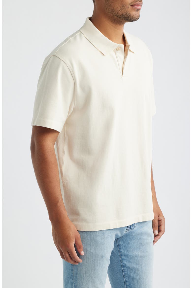 Compact Knit Polo, Alternate, color, PARCHMENT