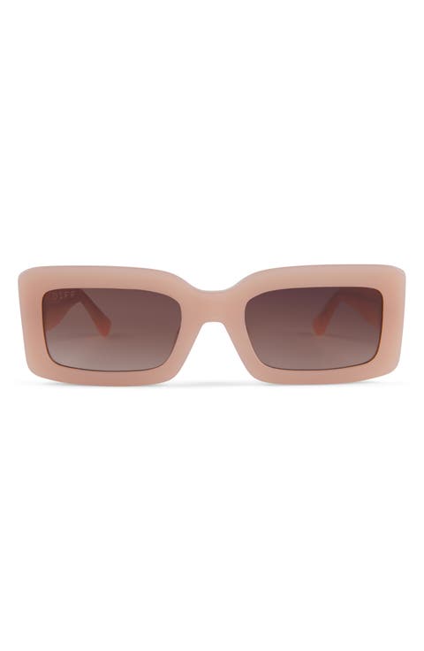 Indy 51mm Gradient Rectangular Sunglasses