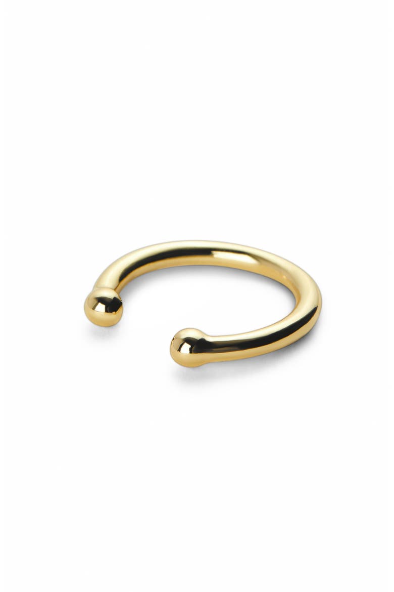 Sterling Silver - Simple Ear Cuff, Alternate, color, Gold