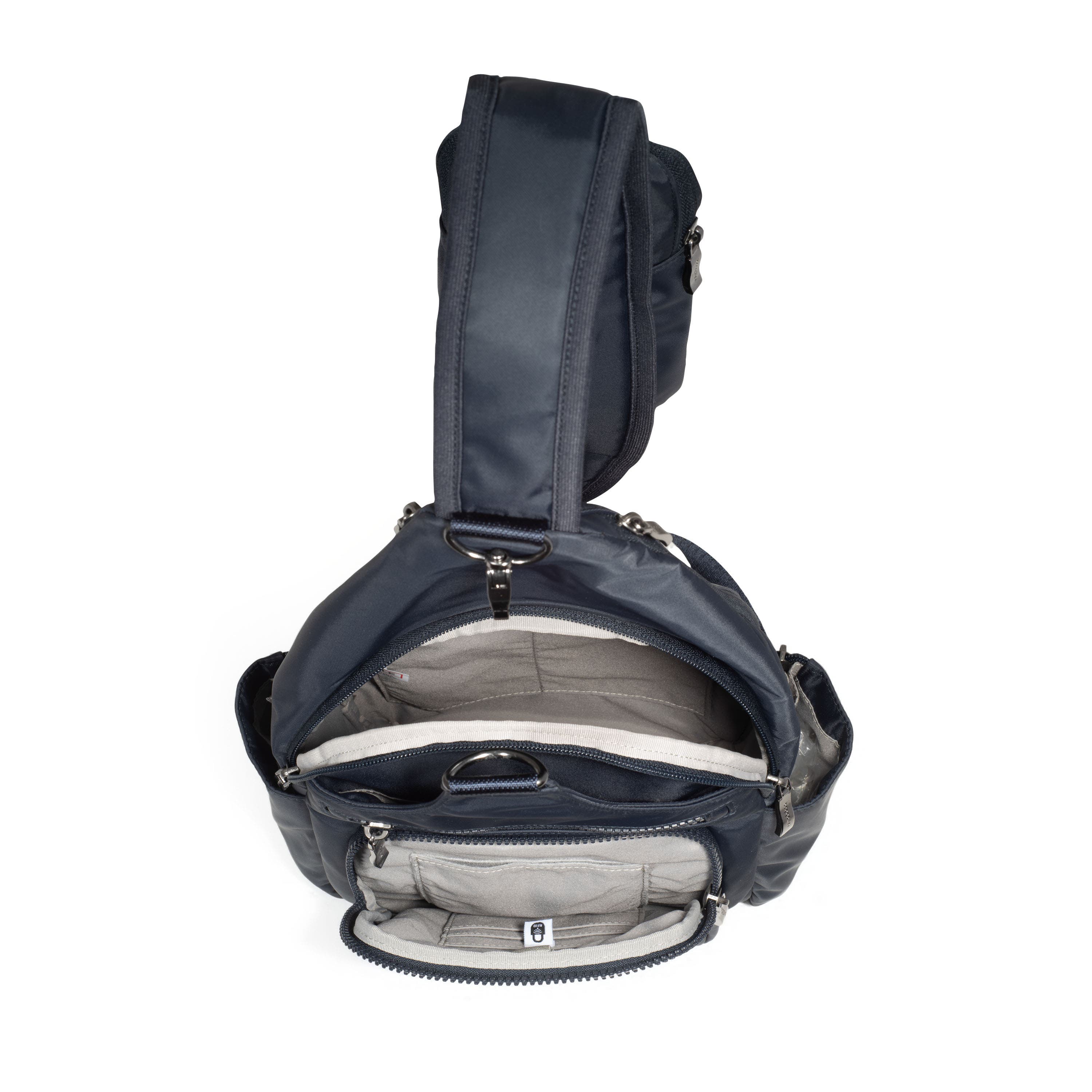Central Park Large Sling, Alternate, color, French Navy Twill