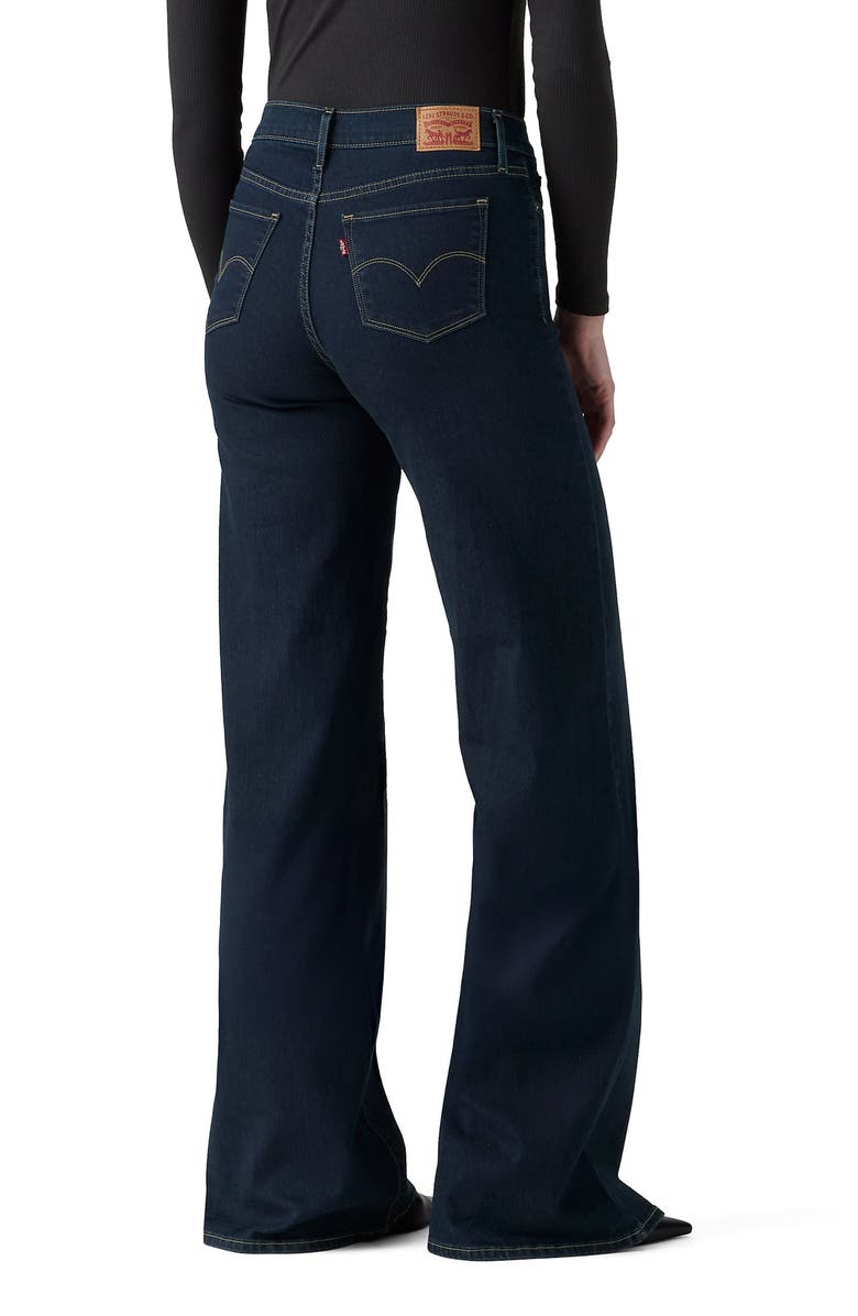 Levi's 318 Shaping Mid Rise Wide Leg Jeans, Alternate, color, Chances Are