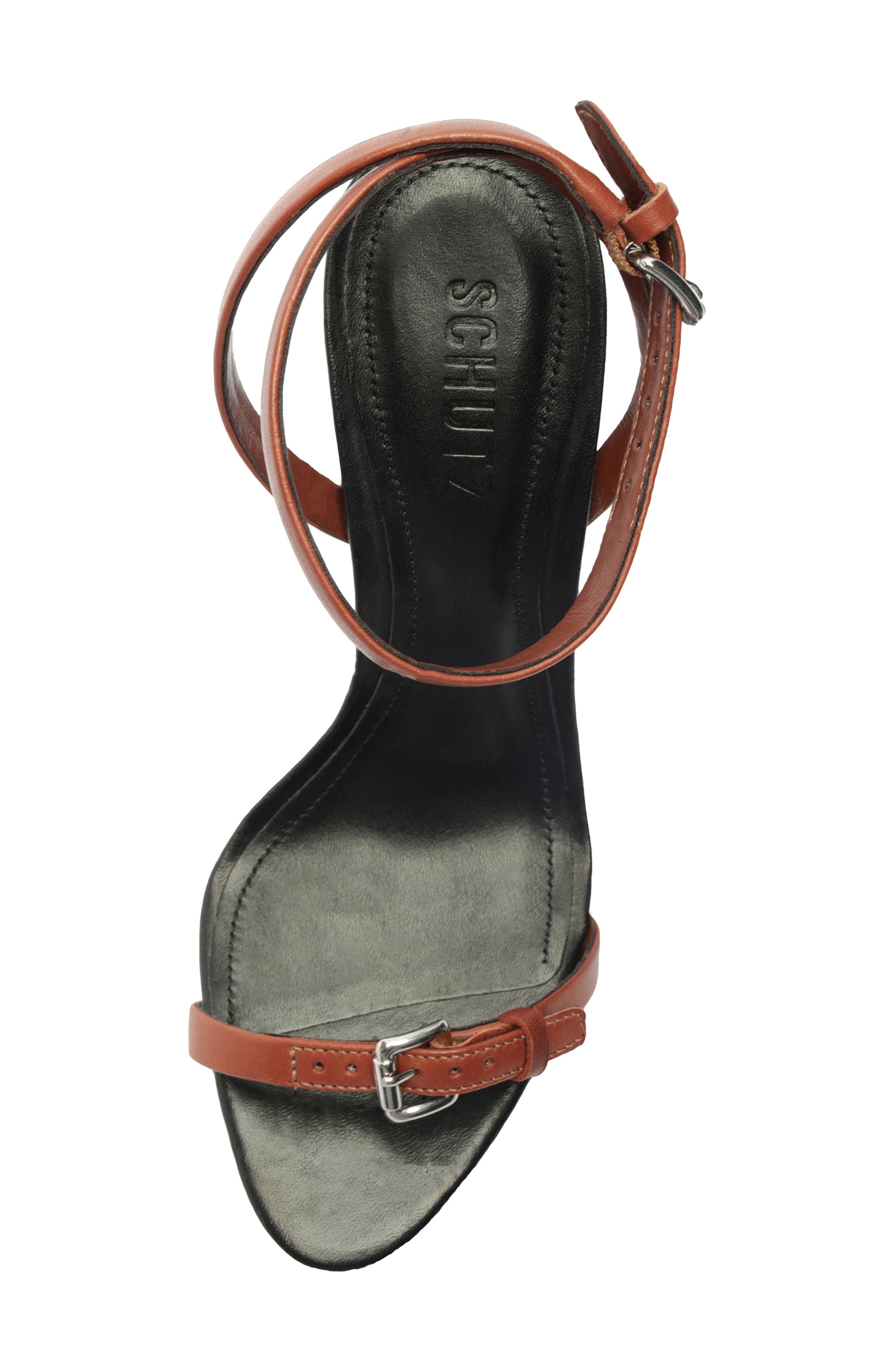 Schutz Aurora Mid Ankle Strap Sandal, Alternate, color, 