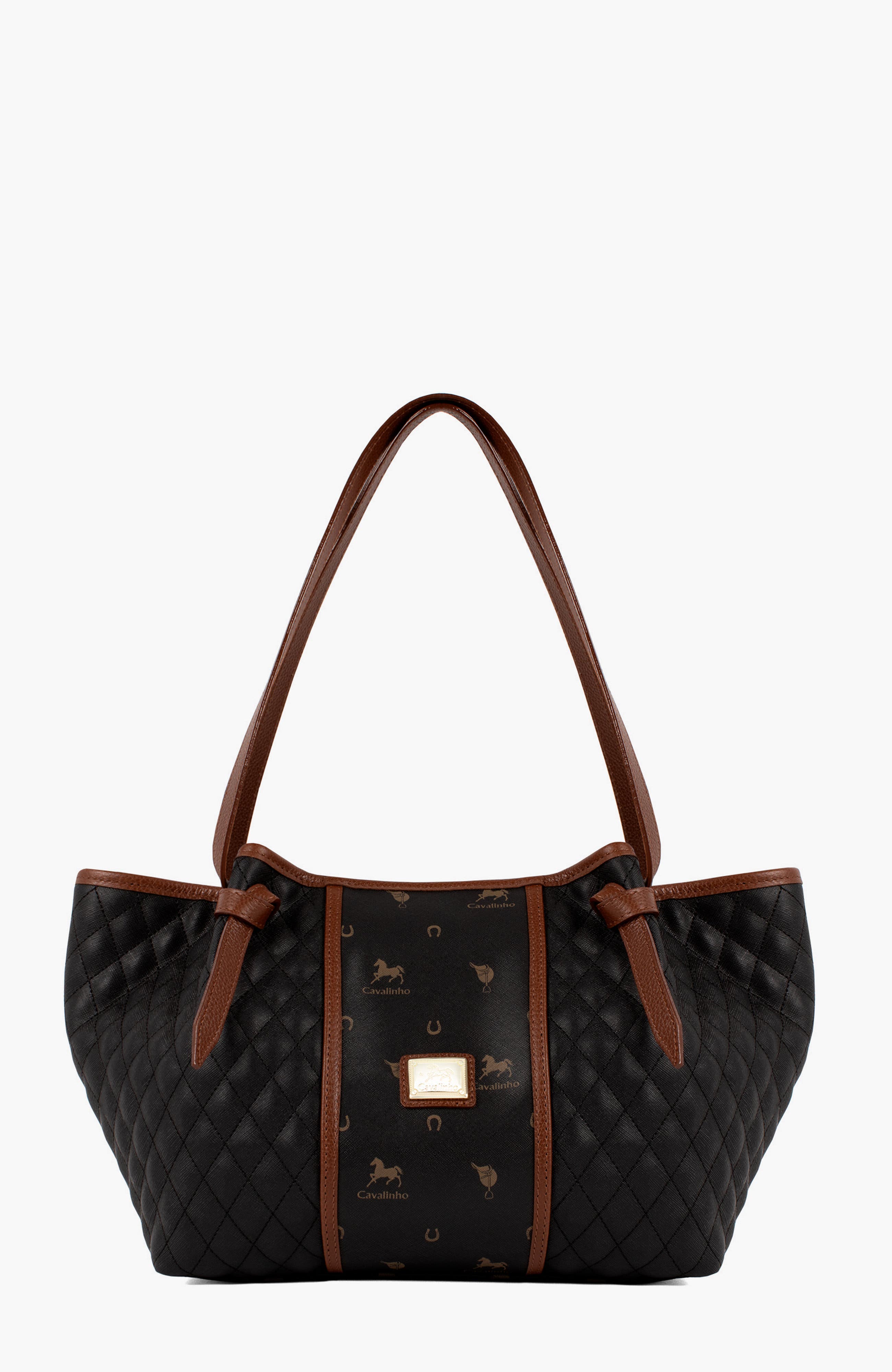 Di Cavallo 637 Shoulder Bag, Main, color, Black / Brown