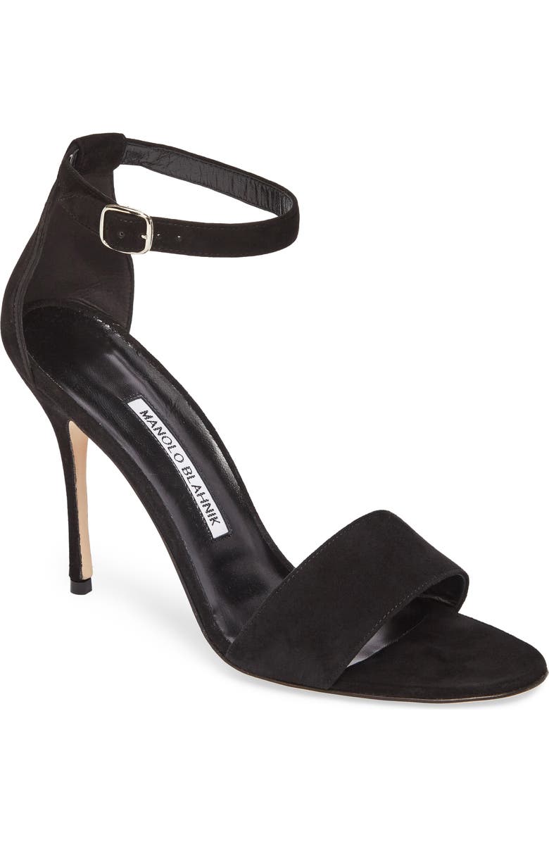 Manolo Blahnik Tres Ankle Strap Sandal, Main, color,