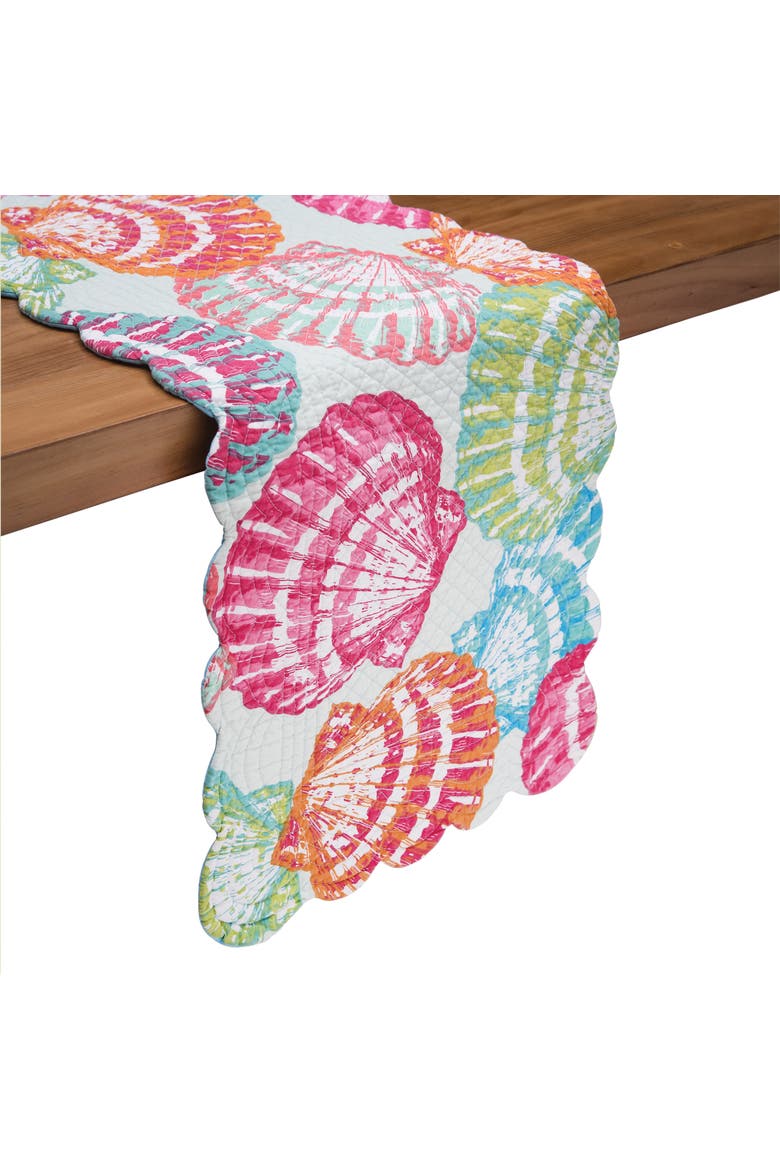 Merritt Island Dining Table Runner, Alternate, color, Pink
