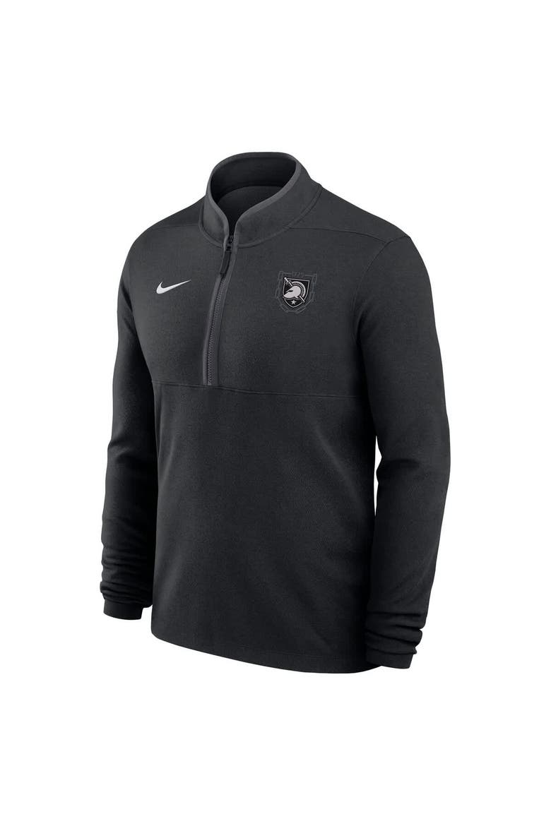 Men's Nike Black Army Black Knights Army 250 Collection Dri-FIT Victory Quarter-Zip Top, Alternate, color, Black