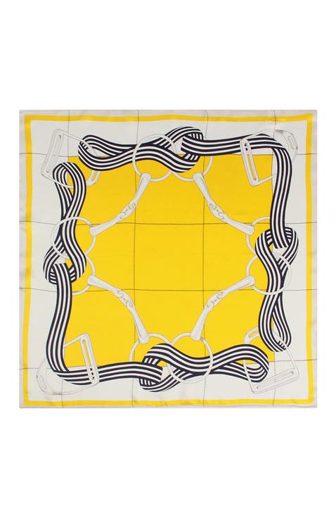 Pure Silk Diversity Pattern Square Scarf