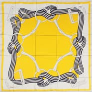 SILKSILKY Pure Silk Diversity Pattern Square Scarf