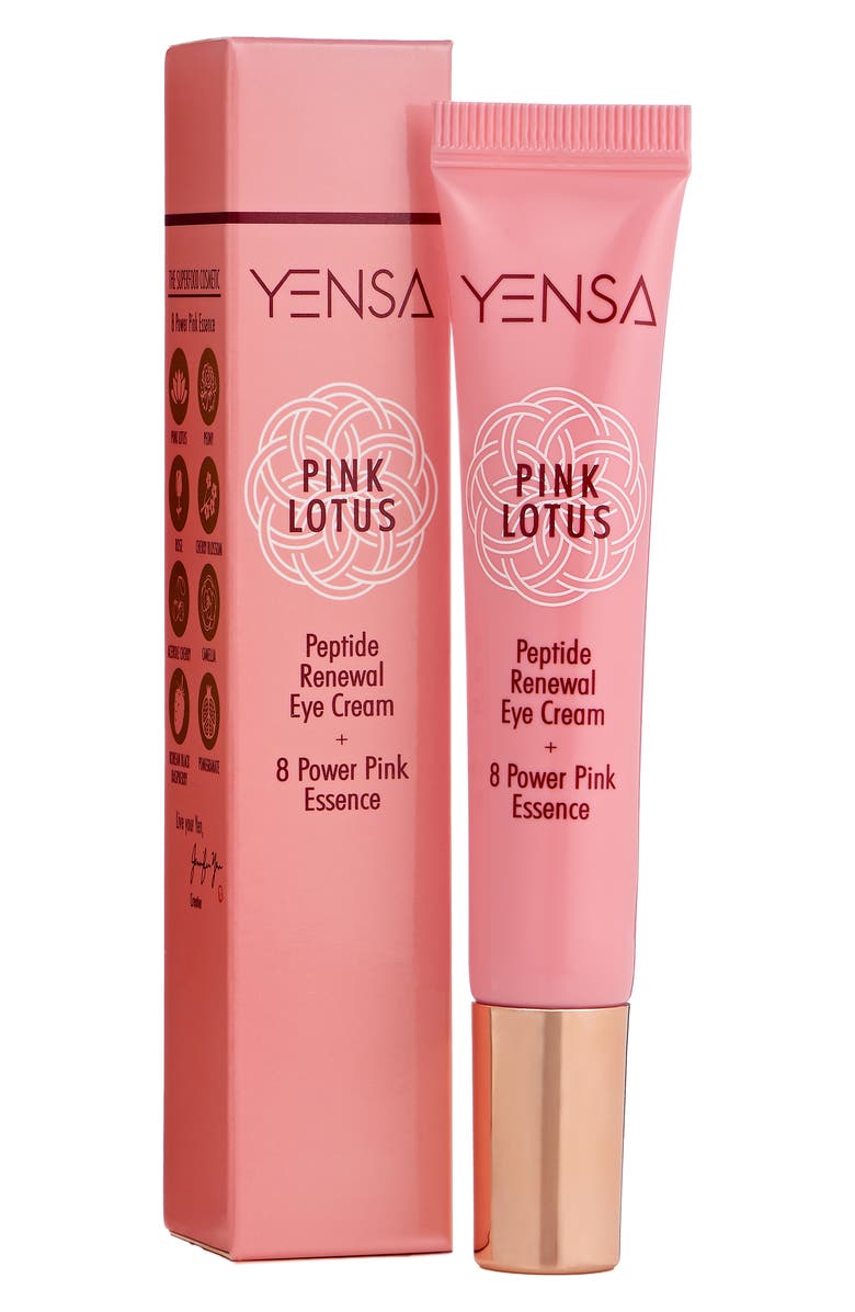 YENSA Pink Lotus Peptide Renewal Eye Cream, Alternate, color, 