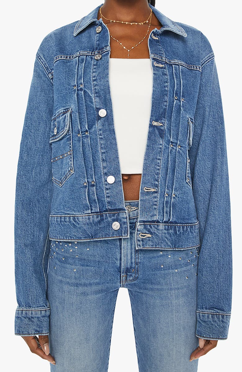 MOTHER The Duo Denim Jacket, Main, color,