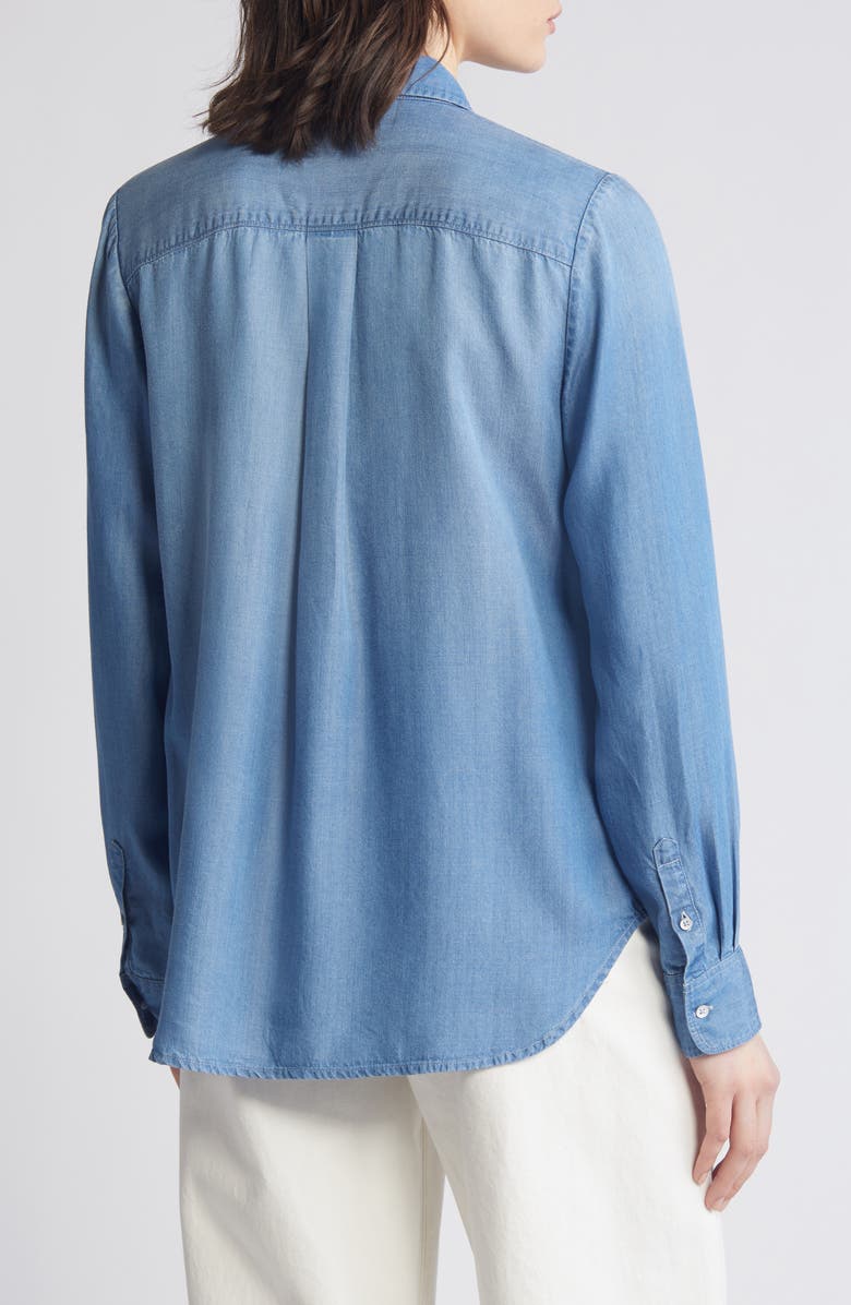 Caslon<sup>®</sup> Chambray Button-Up Shirt, Alternate, color,