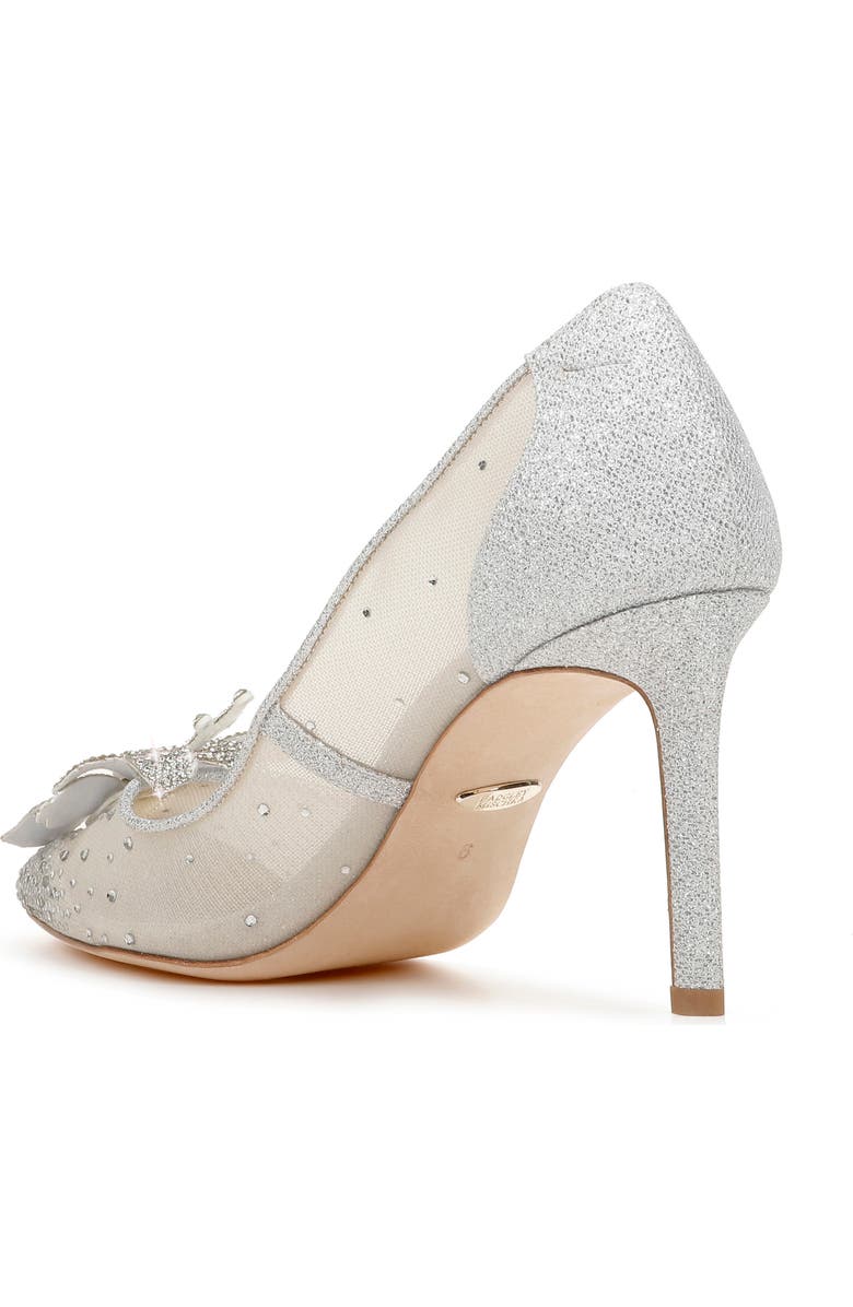 Badgley Mischka Collection Gilda Embellished Pointed Toe Pump, Alternate, color,