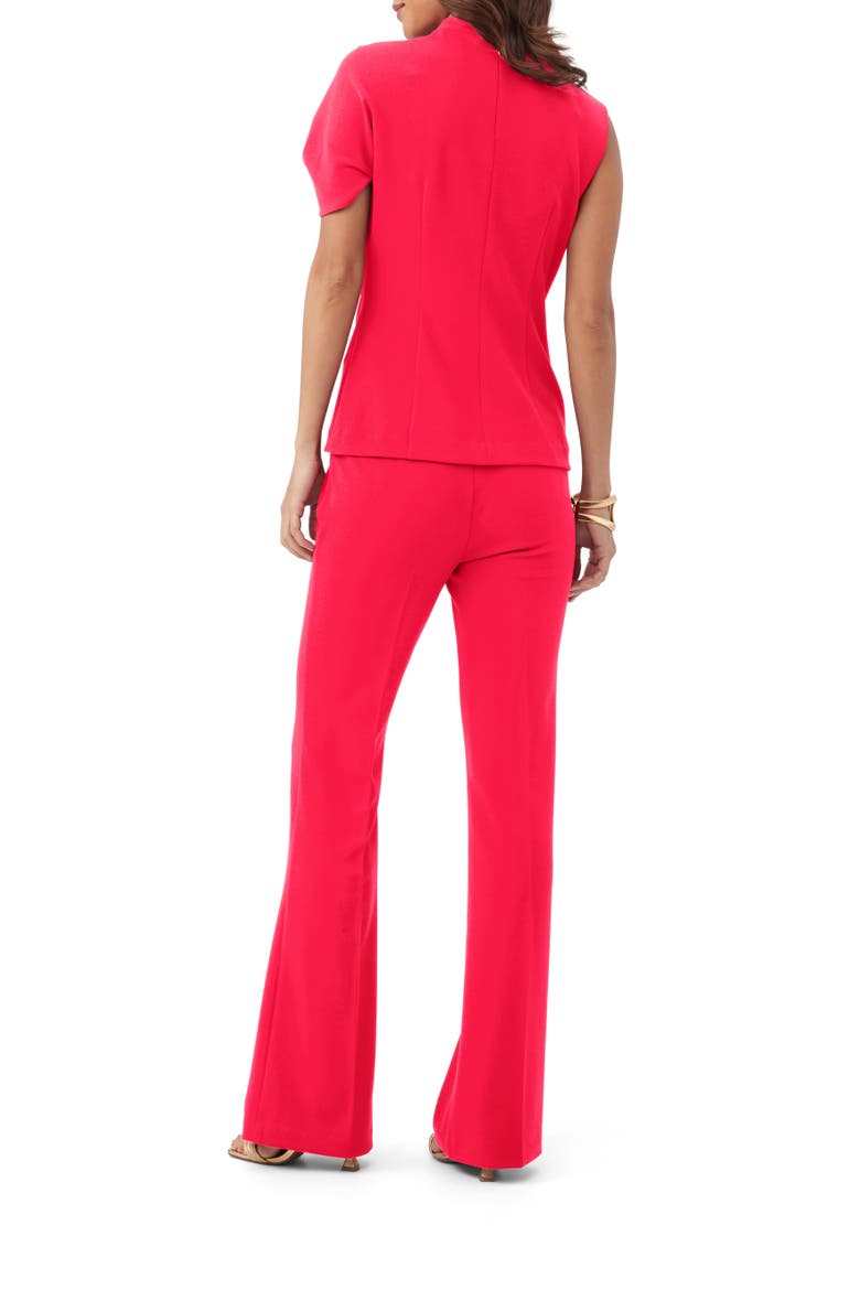 Keshi Asymmetrical Top, Alternate, color, Cannes Coral