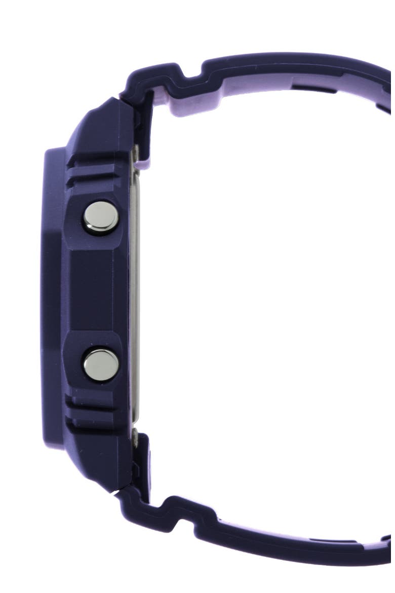 GMAP2100 Analog-Digital Resin Strap Watch, 46mm x 40.2mm, Alternate, color, NAVY