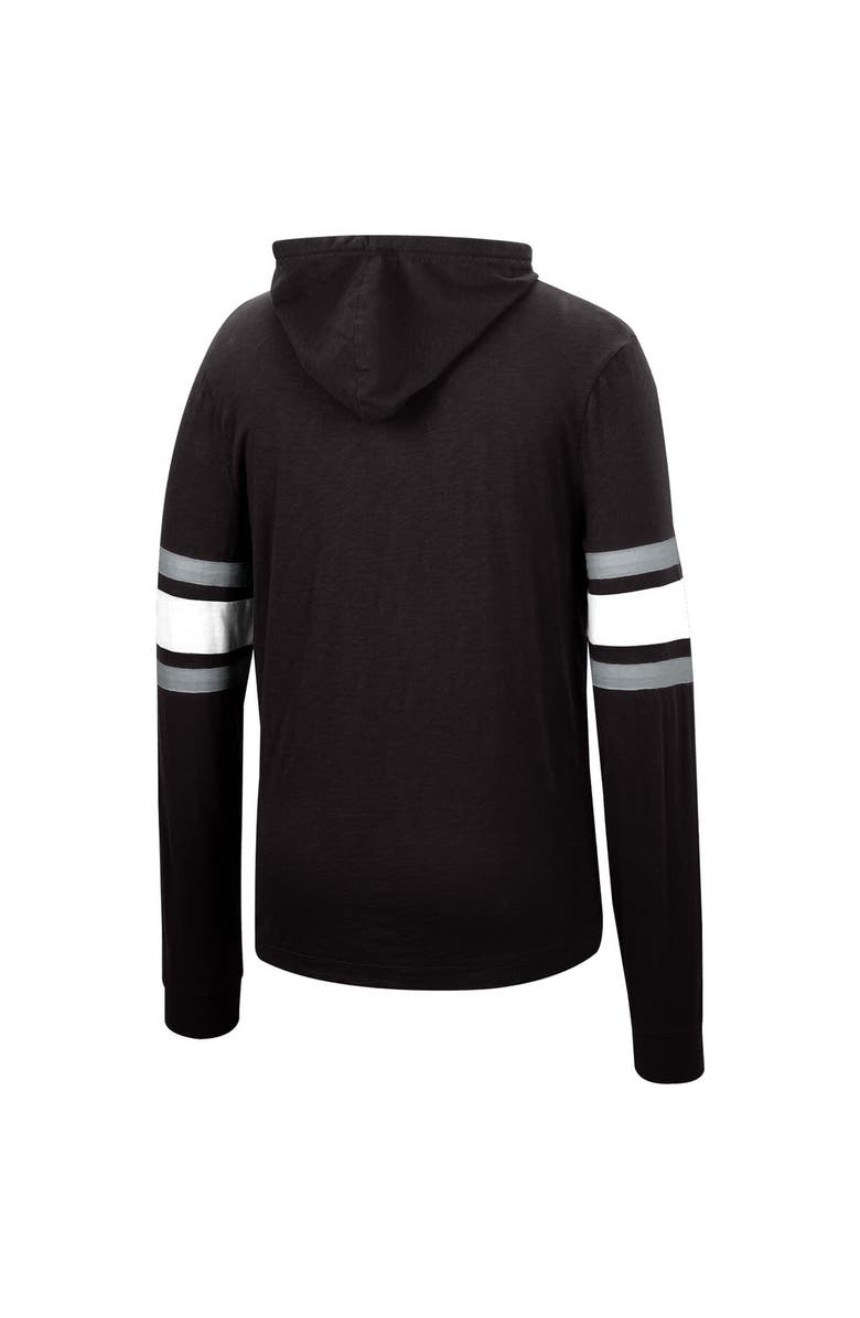 COLOSSEUM Men's Colosseum Black Providence Friars Lebowski Hoodie Long Sleeve T-Shirt, Alternate, color, 