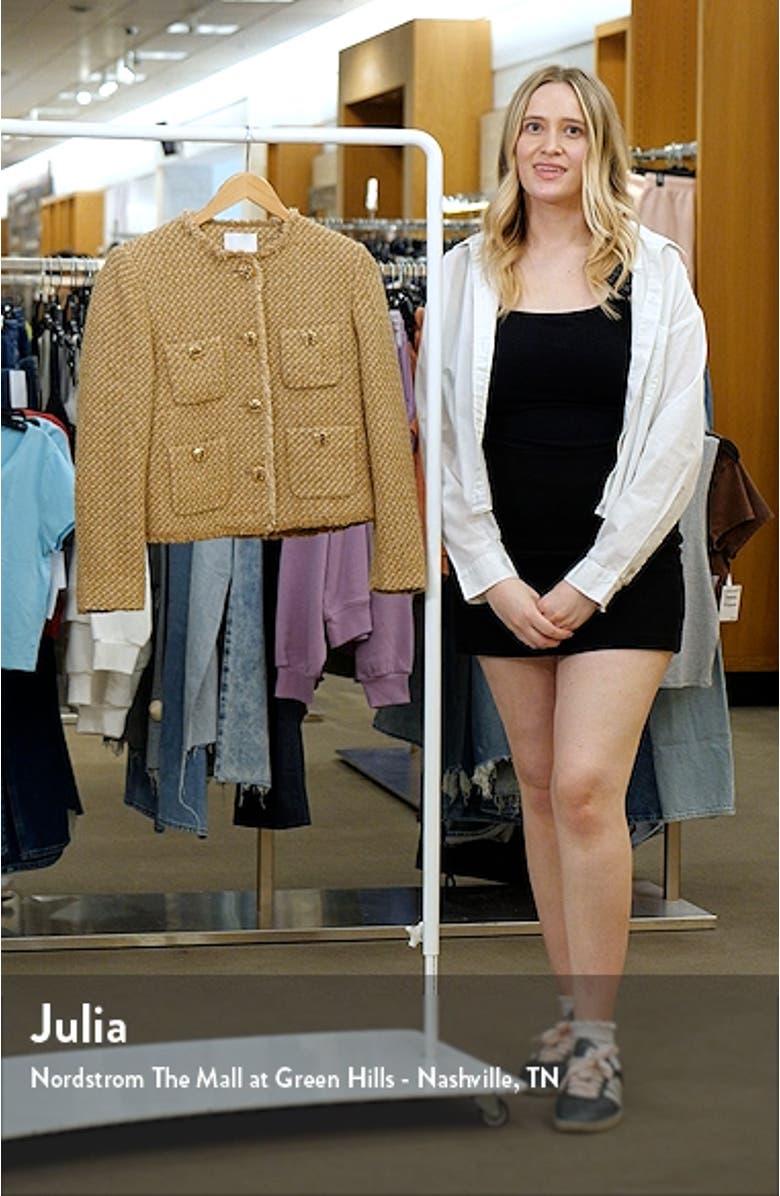 Embellished Button Tweed Jacket, sales video thumbnail